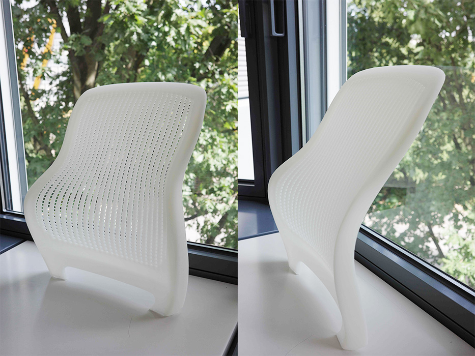Chair backrest prototype