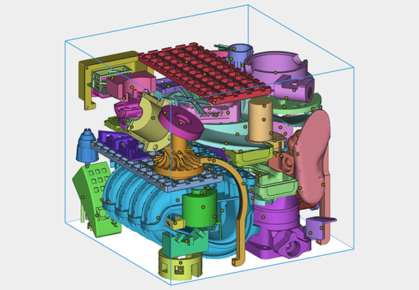 3D design data of an impeller being prepared